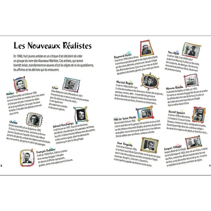 Outlet Livre-jeu La bande à Niki, Les Nouveaux Réalistes - Salut l'artiste Livres Jeunesse