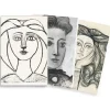 Lot 3 carnets Picasso Dessins