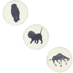 Sale Lot de 3 badges Léopold Chauveau - Savane Loisirs Créatifs|Habits Et Accessoires