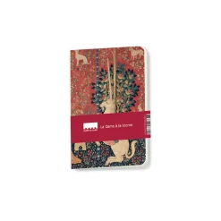 Lot de 3 carnets La Dame à la Licorne