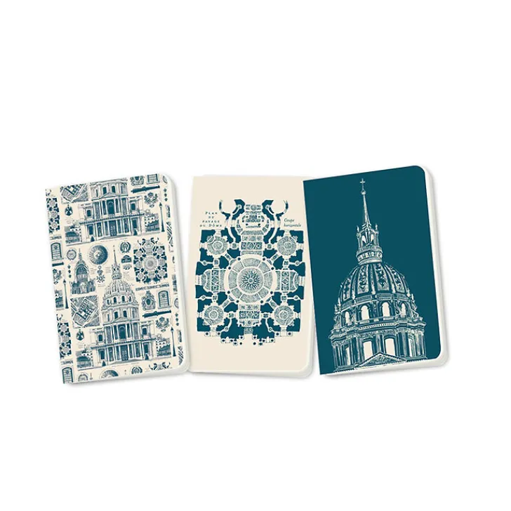 Online Lot de 3 carnets - Musée de l'Armée Architecture Cahiers Et Carnets