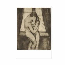 Lot de 10 cartes postales Edvard Munch. Un poème de vie, d'amour et de mort - 14 x 22 cm Cartes Et Marques Pages