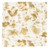 Hot Lot de 2 serviettes de table L'Herbier du Roi Bronze - 42x42 cm Art De La Table