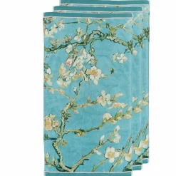 Lot de 3 Serviettes de toilette 55x100 cm - Vincent van Gogh - Amandier en fleurs - Beddinghouse x Van Gogh Museum Amsterdam®