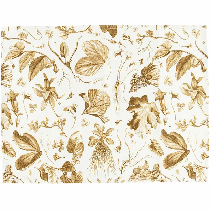 Online Lot de 2 sets de table L'Herbier du Roi Bronze - 38x50 cm Art De La Table