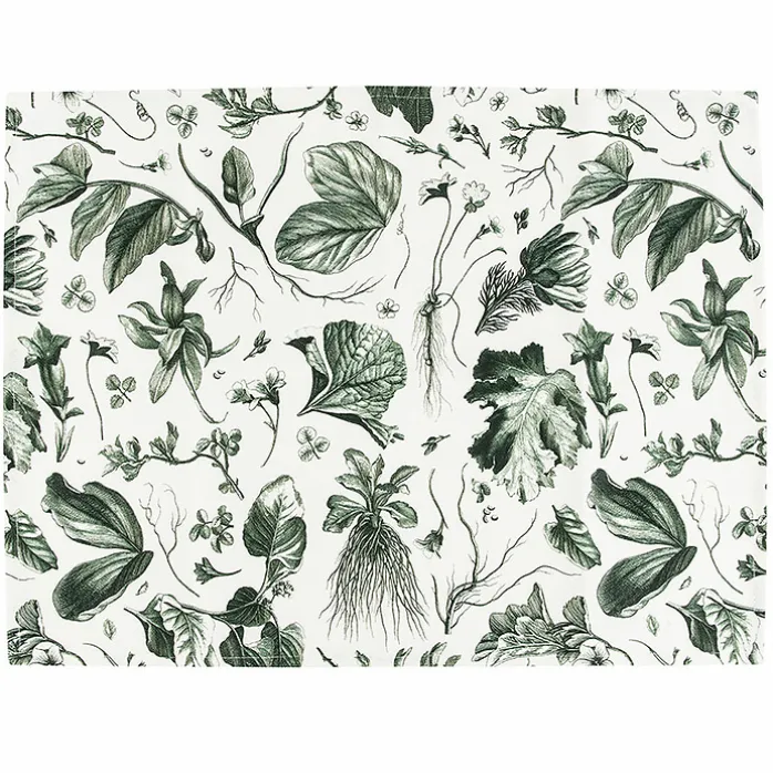 Lot de 2 sets de table L'Herbier du Roi Vert - 38x50 cm