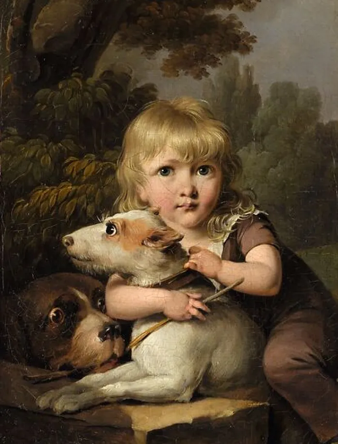Louis Arnault, enfant (toiles sur châssis)