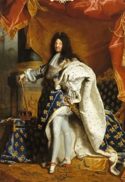Louis XIV, roi de France, portrait en pied en costume royal (affiches d'art) Affiches D'Art|Affiches D'Art Encadrées