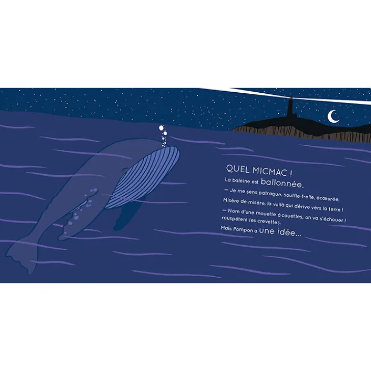 Hot L'Ours Pompon et la Baleine Gobe-Tout Livres Jeunesse