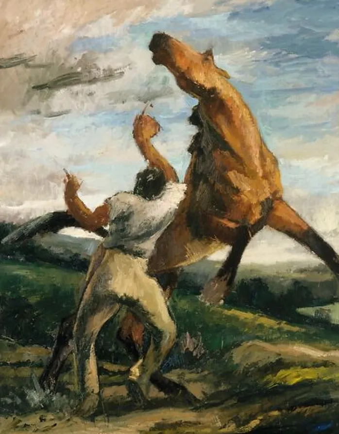 L'étalon (panneaux acryliques)