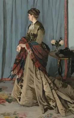 Madame Louis Joachim Gaudibert, née Marguerite Marcel (1846-1877), femme d'un négociant du Havre (panneaux aluminium)