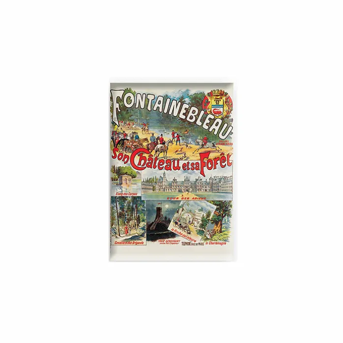 Magnet Bischoff - Fontainebleau, son château et sa forêt (Affiche Bischoff), 1891