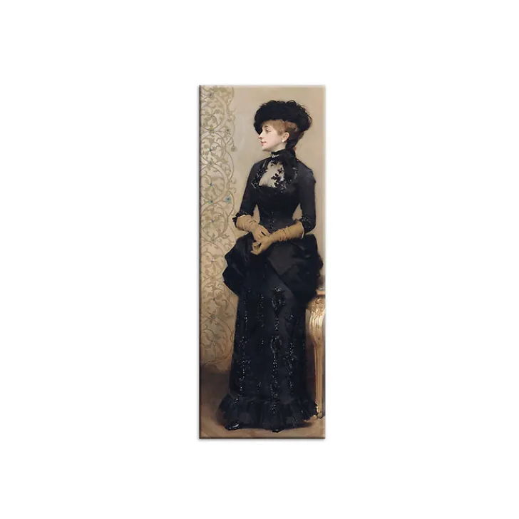 Best Magnet Charles-Alexandre Giron - La Femme aux gants, dite La Parisienne, 1883 Magnets