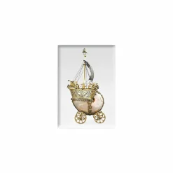 Magnet Hans-Anton Lind - Centre de table mobile en forme de bateau avec nautile sur roues, entre 1603 et 1609