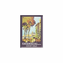 Magnet Julien Lacaze - Fontainebleau-Avon, station uvale, vers 1933