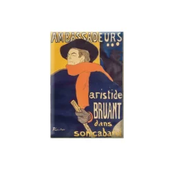 Magnet Lautrec Aristide Bruant dans son cabaret Magnets