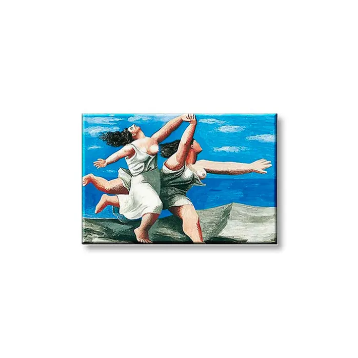 Magnet Picasso Deux femmes courant sur la plage