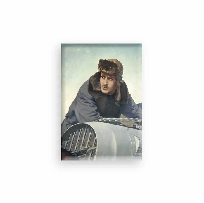 Magnet - Portrait posthume de Guynemer (détail), 1918.