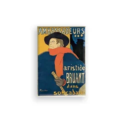 Magnet Toulouse-Lautrec - Ambassadeurs. Aristide Bruant dans son cabaret, vers 1893