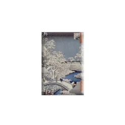 Outlet Magnet Utagawa Hiroshige - Le pont Taiko et la colline Yûshi à Meguro Magnets