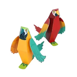 2 maquettes Perroquets en papier Jouets|Loisirs Créatifs