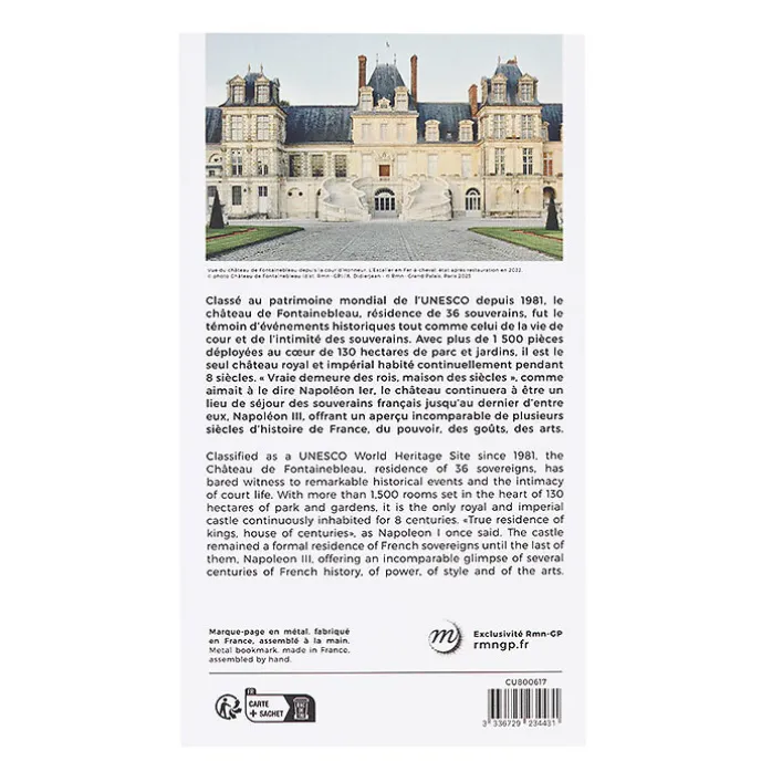 Marque-page Château de Fontainebleau