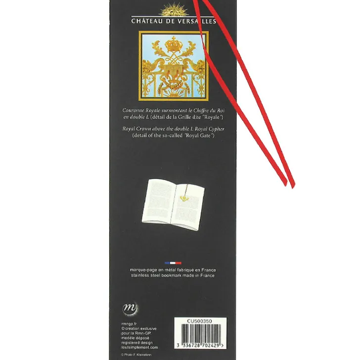 Sale Marque-page Couronne "Royale" Versailles Cartes Et Marques Pages