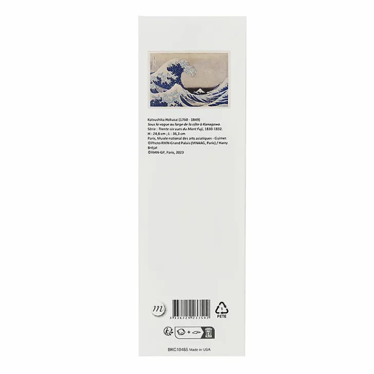 Outlet Marque-page en métal avec ruban Katsushika Hokusai - La vague Cartes Et Marques Pages