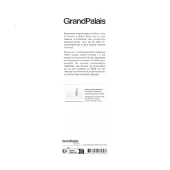 Marque-page Grand Palais Verrière Argenté