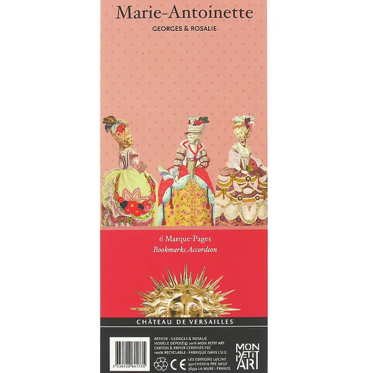 Sale 6 Marque-pages Marie-Antoinette Loisirs Créatifs|Cartes Et Marques Pages