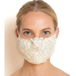 Sale Masque réutilisable en dentelle La Coquine - Dentelles André Laude Masques Réutilisables
