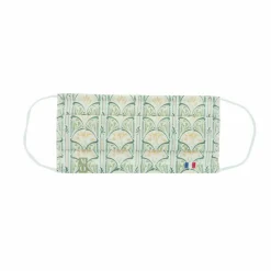Masque réutilisable en tissu - Émile Bernaux - Décor floral Art nouveau