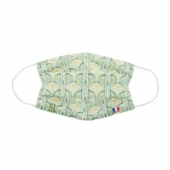 Masque réutilisable en tissu - Émile Bernaux - Décor floral Art nouveau
