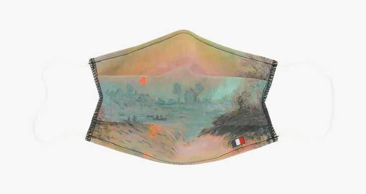 Hot Masque réutilisable en tissu Monet - Soleil couchant Masques Réutilisables