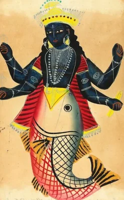 Matsyavatara (affiches d'art encadrées)