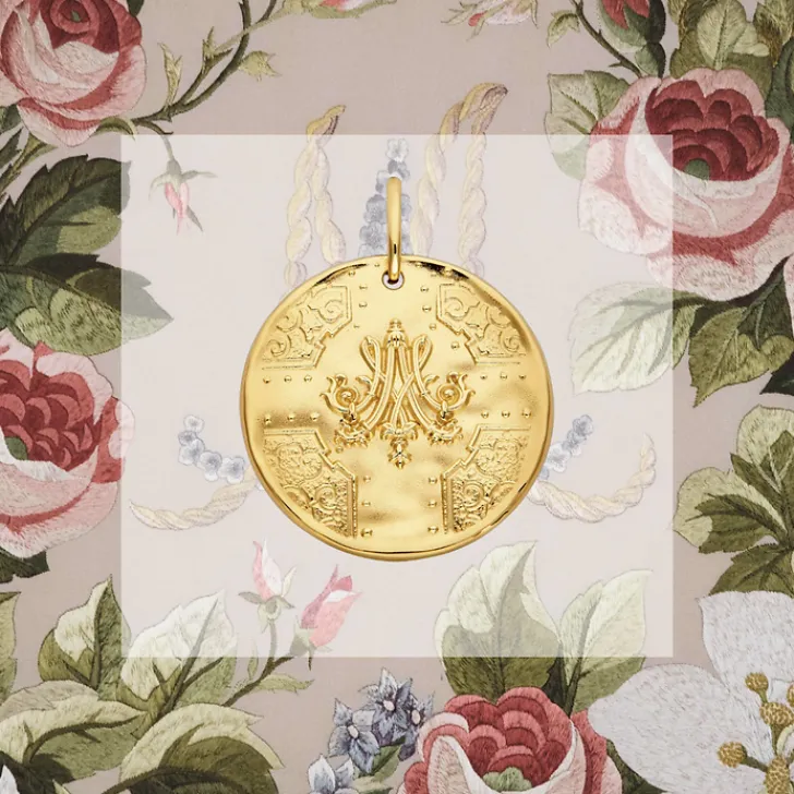 Hot Médaille Vermeil Marie-Antoinette - Château de Versailles X Arthus Bertrand Colliers Et Pendentifs
