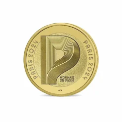 Médaillon Jeux Olympiques et Paralympiques de Paris 2024 - Alphabet Sport D - Lancer de disque