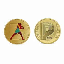 Médaillon Jeux Olympiques et Paralympiques de Paris 2024 - Alphabet Sport B - Boxe