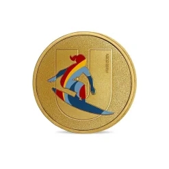 Outlet Médaillon Jeux Olympiques et Paralympiques de Paris 2024 - Alphabet Sport U - Surf Médailles Et Monnaies