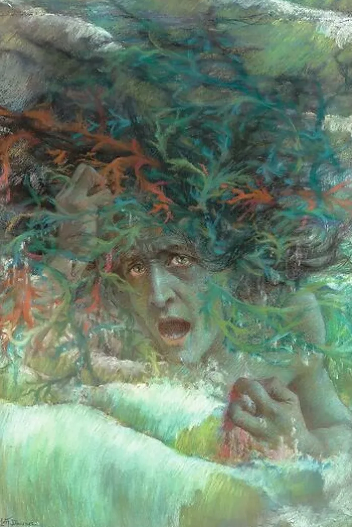 Méduse, dit aussi Vague furieuse (détail) (toiles encadrées)