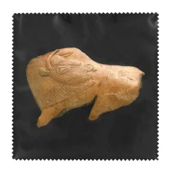 Microfibre Bison se léchant