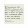Microfibre citation Gertrude Stein - Et l'identité c'est drôle... - 14x14 cm Accessoires Lunettes