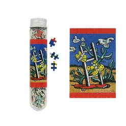 Micro Puzzle 150 pièces Fernand Léger - Deux papillons jaunes sur une échelle, 1951