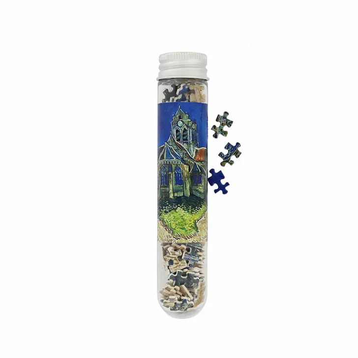 Sale Micro Puzzle 150 pièces Vincent van Gogh - L'Église d'Auvers-sur-Oise Loisirs Créatifs|Jeux