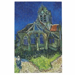 Sale Micro Puzzle 150 pièces Vincent van Gogh - L'Église d'Auvers-sur-Oise Loisirs Créatifs|Jeux