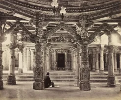 Clearance Mont Abu. Delwara, temple de Vimala Vasahi, 1870 (affiches d'art) Affiches D'Art