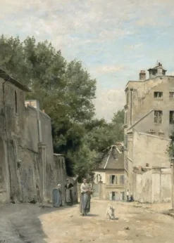 Montmartre, rue Saint-Vincent (panneaux aluminium)