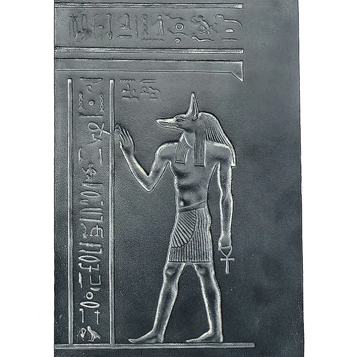 Moulage Anubis tendant le signe de la vie
