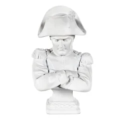 Moulage Buste de l'empereur Napoléon - Blanc Art Européen