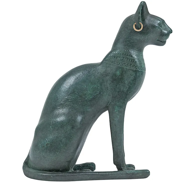 Best Moulage Chatte de la déesse Bastet - Bronze Antiquités Orientales Et Égyptiennes